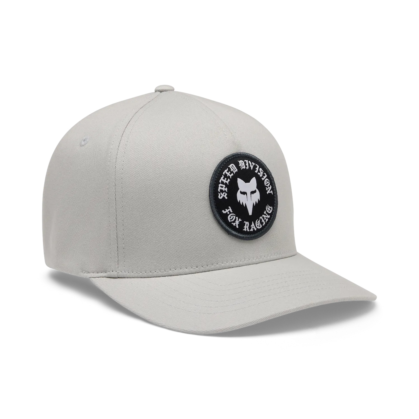FOX BADGE FLEXFIT lysegrå kasket