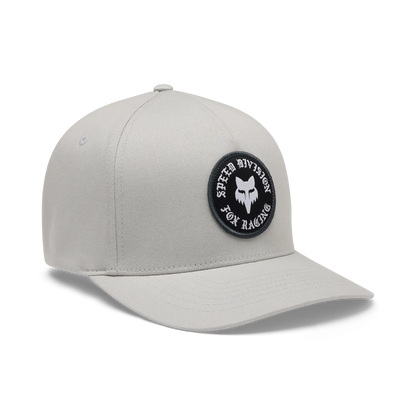 Casquette FOX BADGE FLEXFIT Light Grey