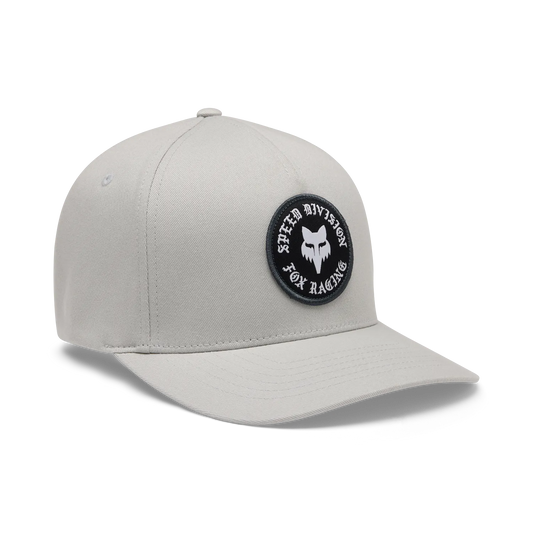 Czapka FOX BADGE FLEXFIT jasnoszara