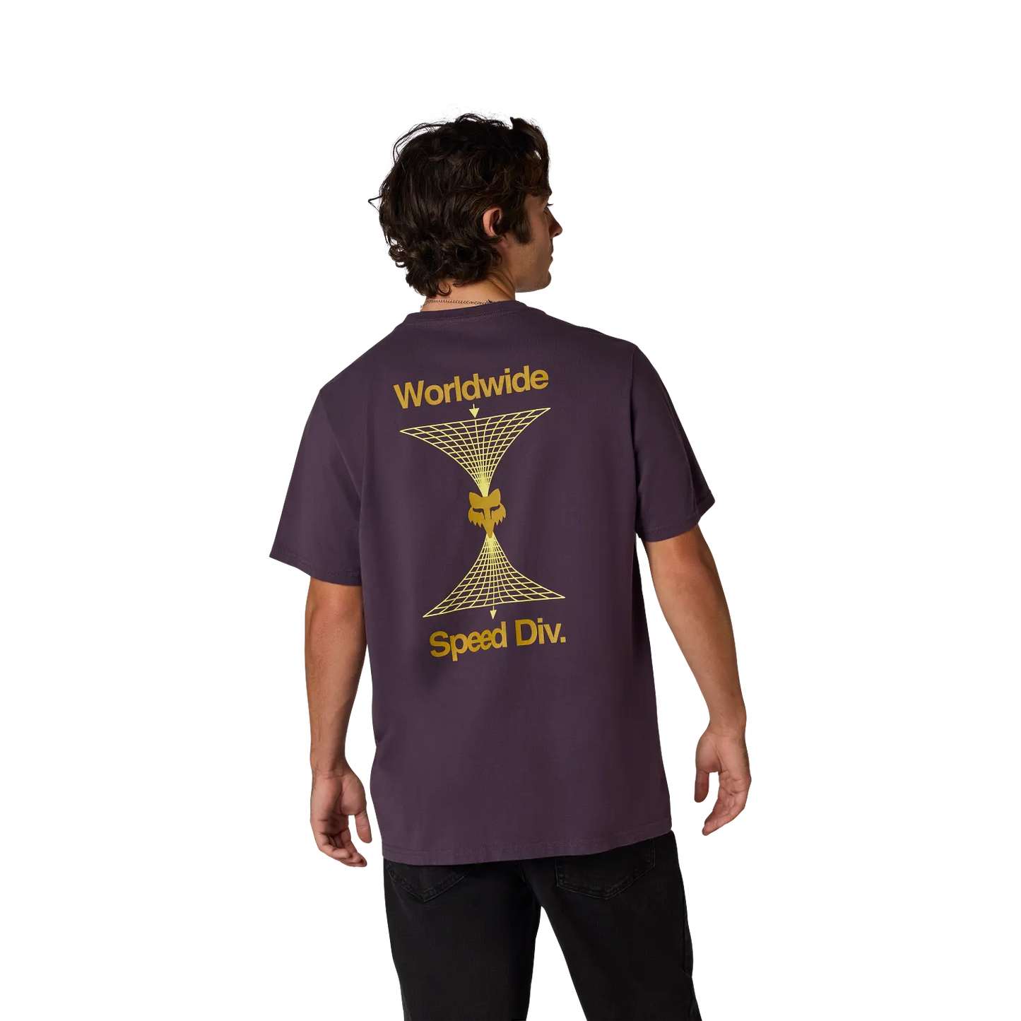 T-Shirt FOX IMAGE PRINT 195 ORIGINAL Manches courtes Violet Plum Perfect