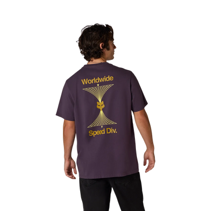 T-Shirt FOX IMAGE PRINT 195 ORIGINAL Manches courtes Violet Plum Perfect