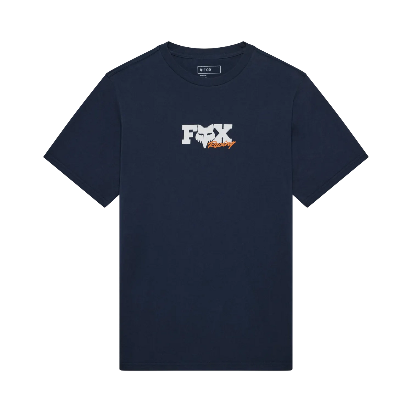 FOX CHECKER 195 ORYGINALNA koszulka z krótkim rękawem Midnight Blue