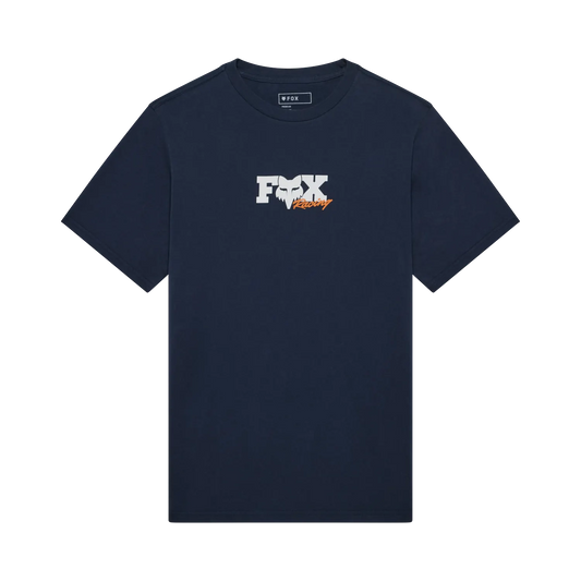 FOX CHECKER 195 ORYGINALNA koszulka z krótkim rękawem Midnight Blue