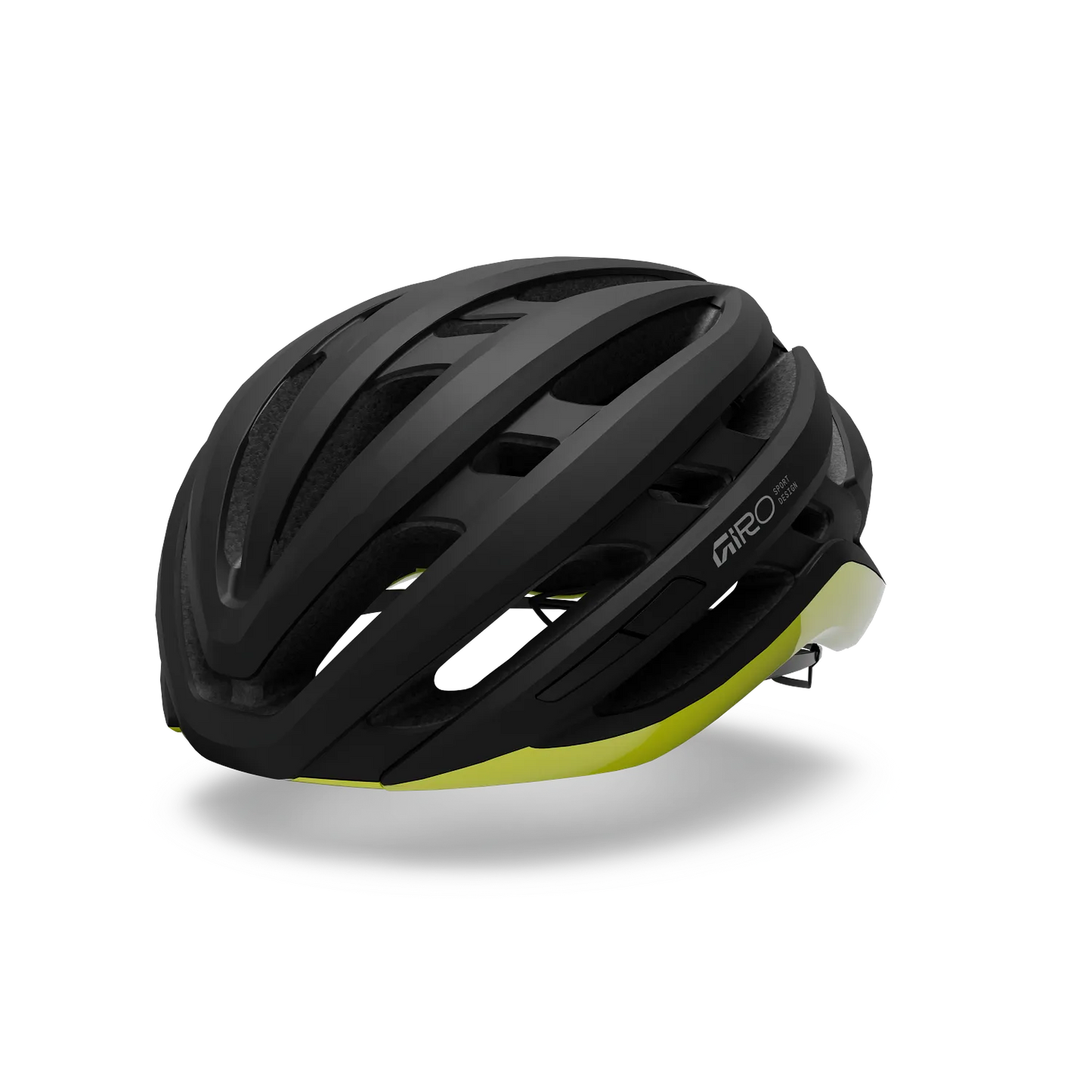 Silniční přilba GIRO AGILIS MIPS černá/žlutá Hi Viz