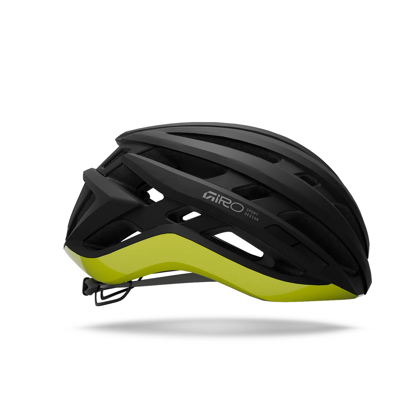 Silniční přilba GIRO AGILIS MIPS černá/žlutá Hi Viz