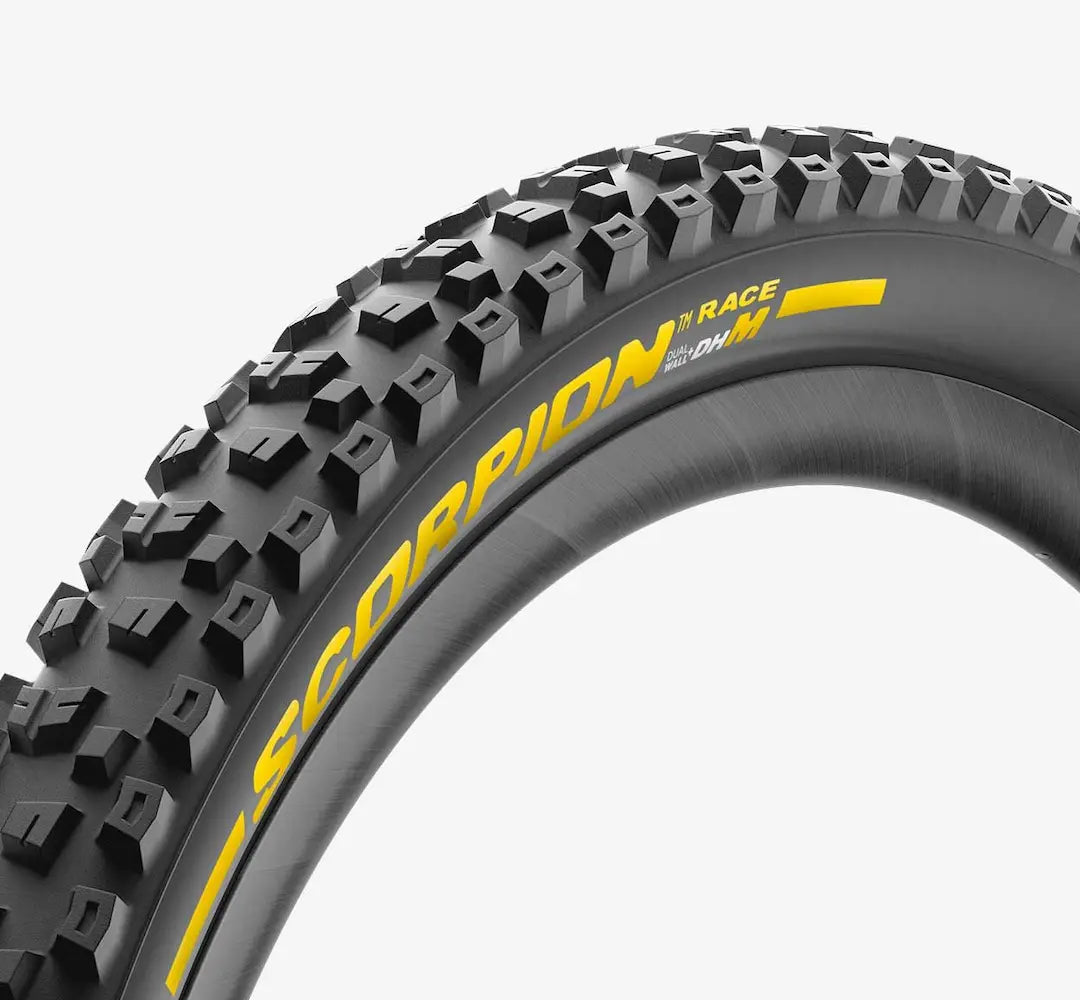 Pneu PIRELLI SCORPION RACE DH M 27.5x2.5 Tubeless Ready Souple Noir/Jaune 3907200