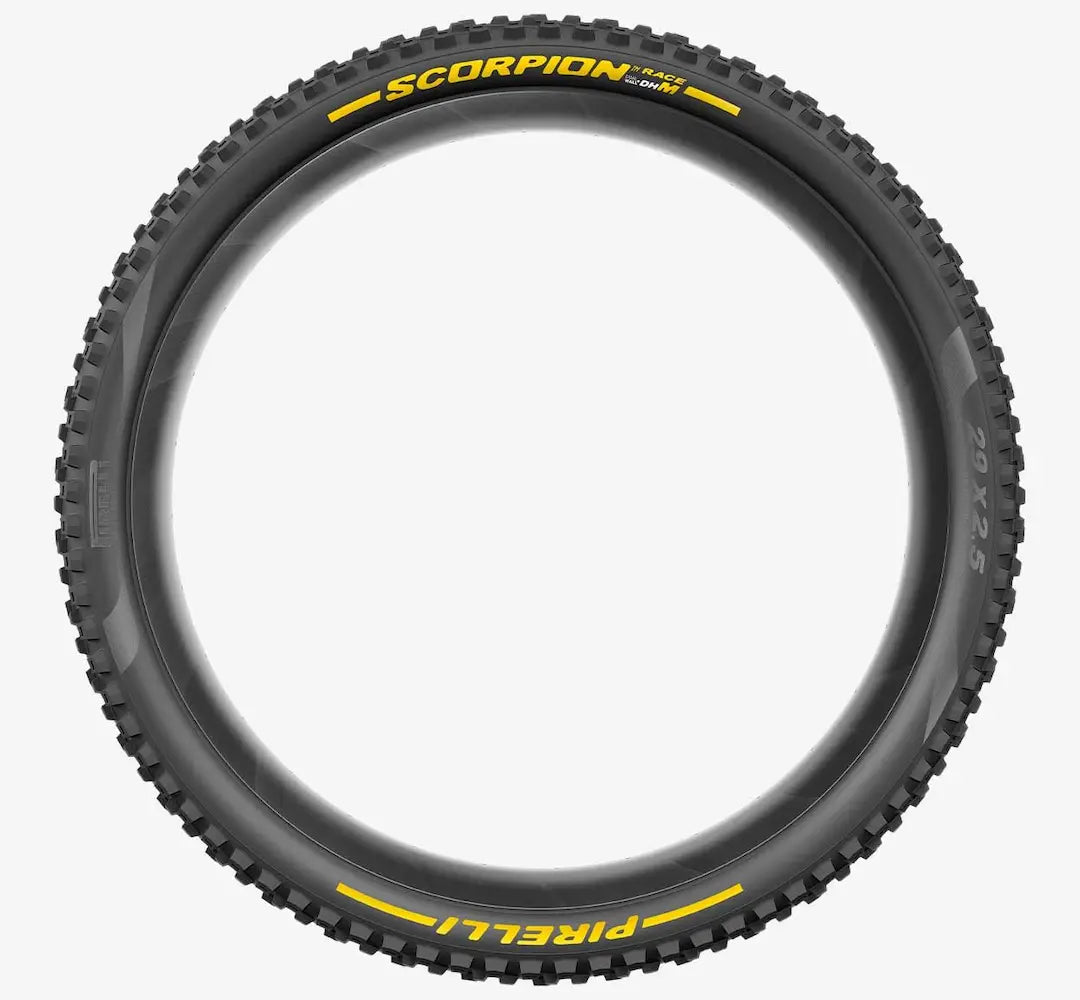 Pneu PIRELLI SCORPION RACE DH M 29x2.5 Tubeless Ready Souple Noir/Jaune 3907500