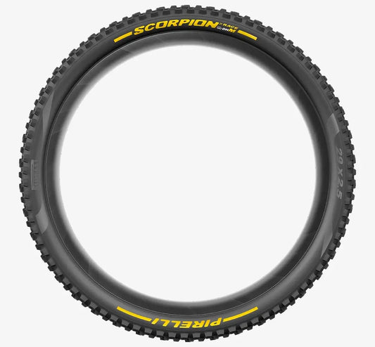 Pneu PIRELLI SCORPION RACE DH M 29x2.5 Tubeless Ready Souple Noir/Jaune 3907500