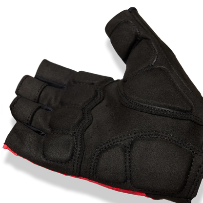 Gants Courts GIRO BRAVO II Gel Rouge