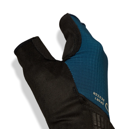 Gants Courts GIRO BRAVO II Gel Bleu Saphir