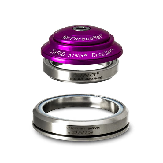 Zintegrowany zestaw słuchawkowy CHRIS KING DROPSET 3 1"1/8 - 1,5" IS41/IS52 36° Violet