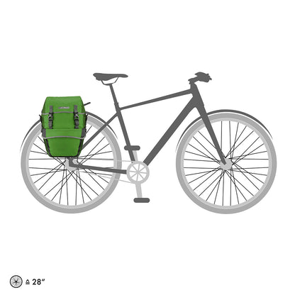 Paire de Sacoches de Porte-Bagages ORTLIEB BIKE PACKER PLUS 42 L Vert