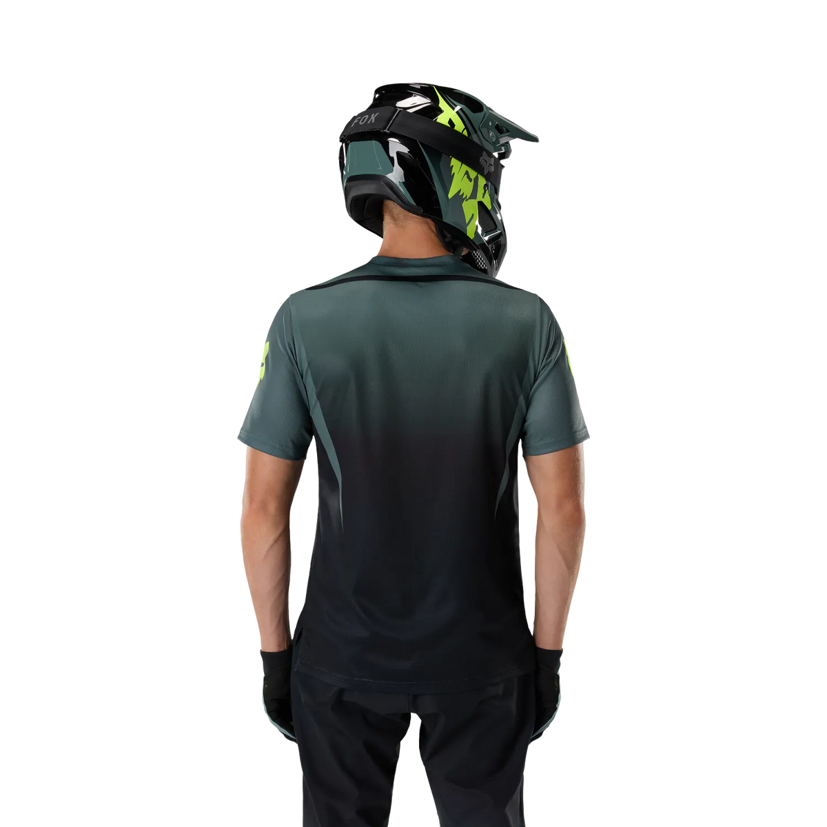 Maillot FOX RANGER FOUNDRY Manches Courtes Vert Sauge