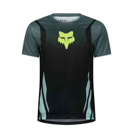 Maillot FOX RANGER FOUNDRY Junior Manches Courtes Vert Sauge