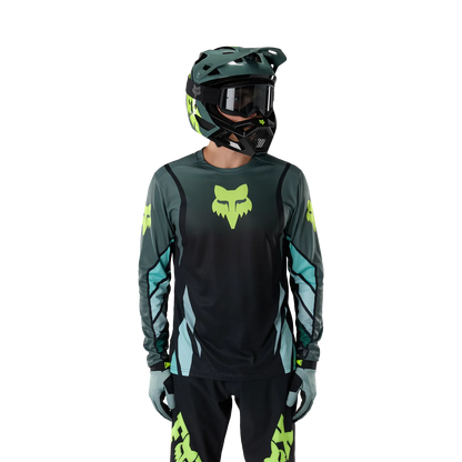 Maillot FOX RANGER FOUNDRY Manches Longues Vert Sauge