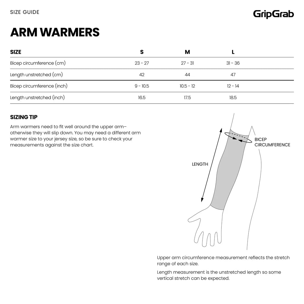 GRIPGRAB UPF 50+ UV PROTECT Ærmer Hvid