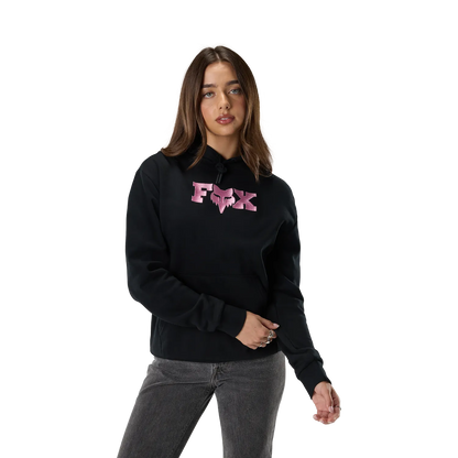Sweat à Capuche FOX F HEAD X FLEECE Femme Noir