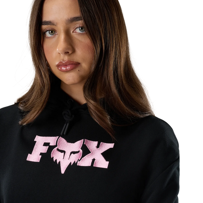 Sweat à Capuche FOX F HEAD X FLEECE Femme Noir
