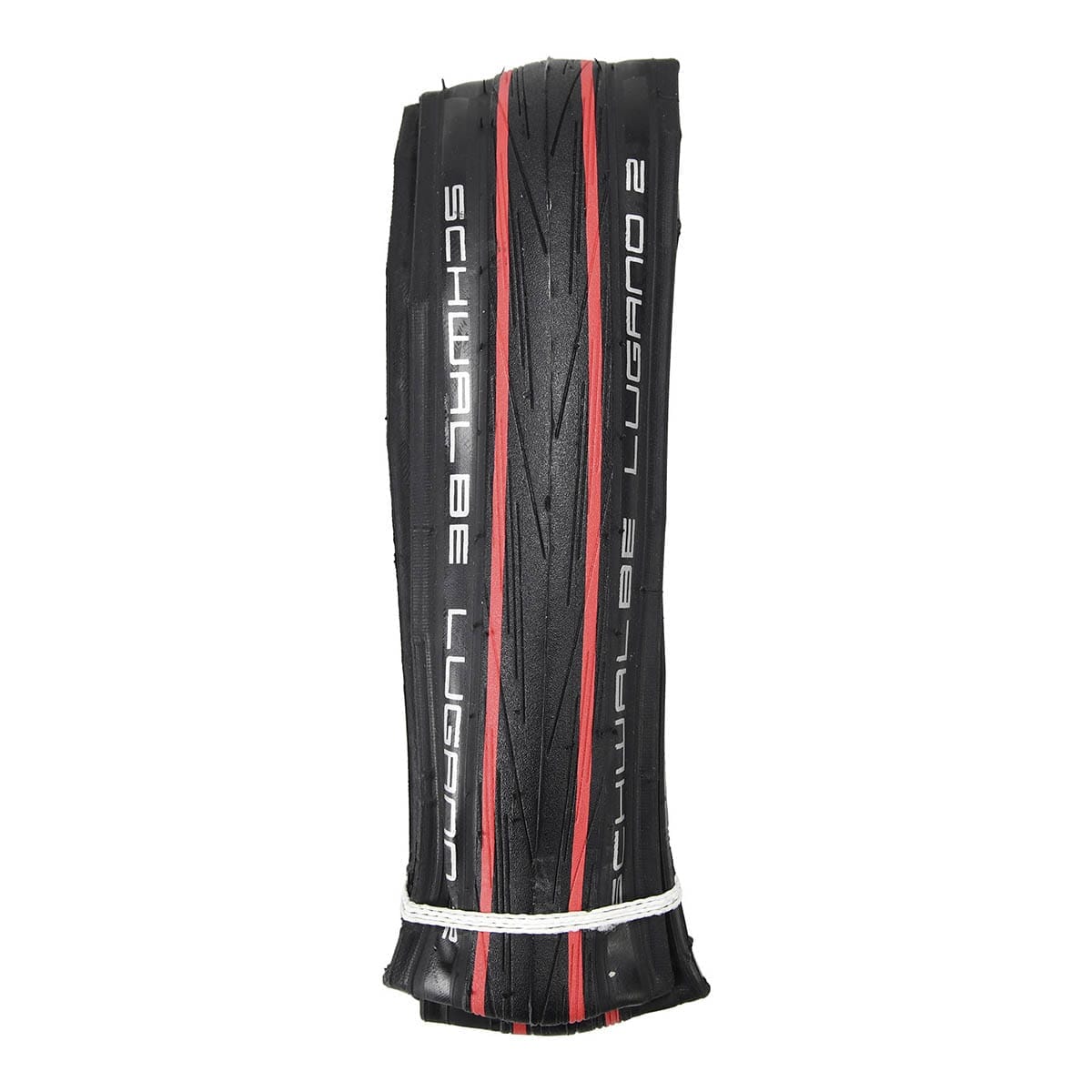 Pneu SCHWALBE LUGANO II 700x25c TubeType K-Guard Tubetype Souple Rouge