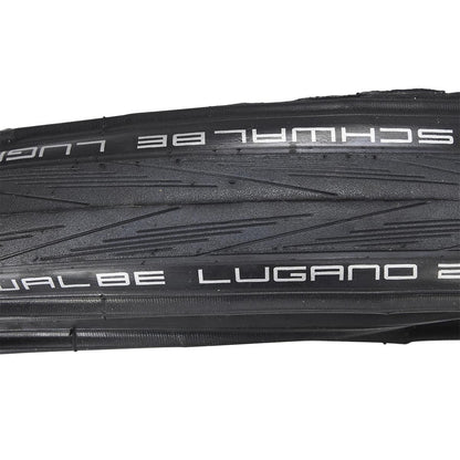 Pneu SCHWALBE LUGANO II 700x25c TubeType K-Guard Tubetype Souple Noir