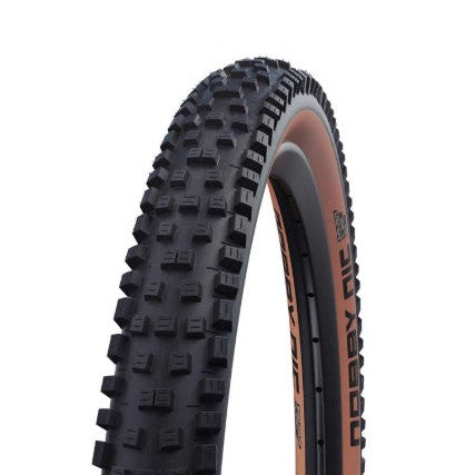 Pneu SCHWALBE NOBBY NIC 29x2.40 ADDIX PERFORMANCE Tubetype Souple Noir/Marron