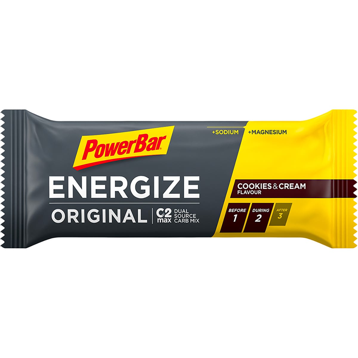 Barre Énergétique POWERBAR ENERGIZE ORIGINAL (55gr) Cookies & cream