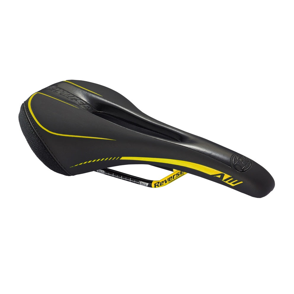 Selle REVERSE COMPONENTS AM ERGO Rails CrMo Noir/Jaune