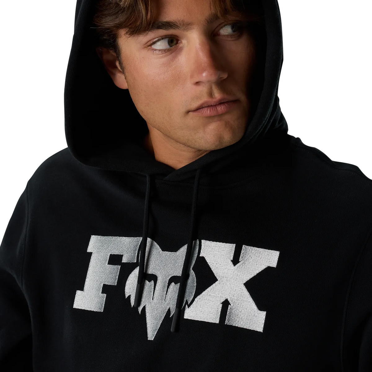 Sweat à Capuche FOX F HEAD X FLEECE Noir