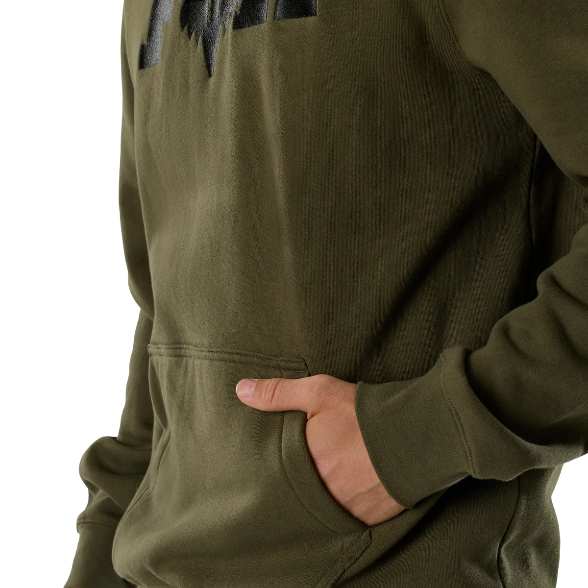 Sweat à Capuche FOX F HEAD X FLEECE Vert