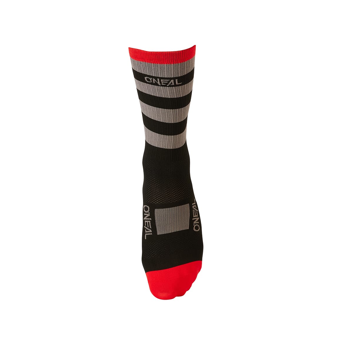 Chaussettes O'NEAL MTB PERFORMANCE  STRIPE Noir/Gris/Rouge