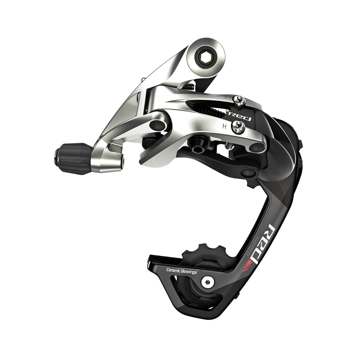 Dérailleur Arrière SRAM RED 11V Chape Moyenne – vue produit sur fond blanc