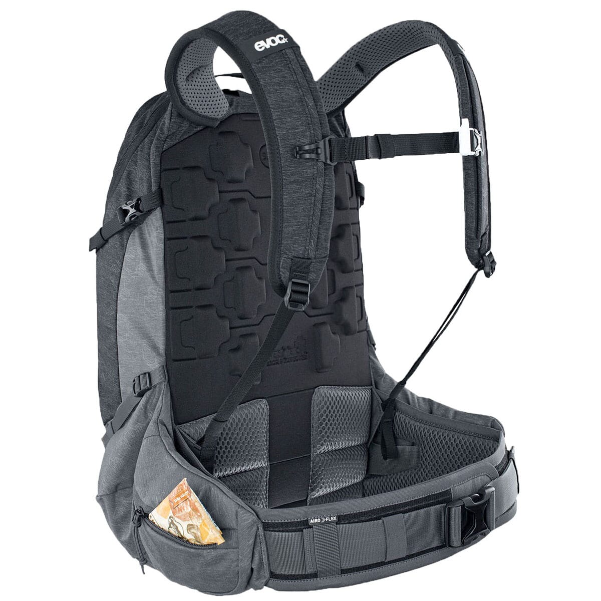 Sac à Dos avec Dorsale EVOC TRAIL PRO 26L Noir