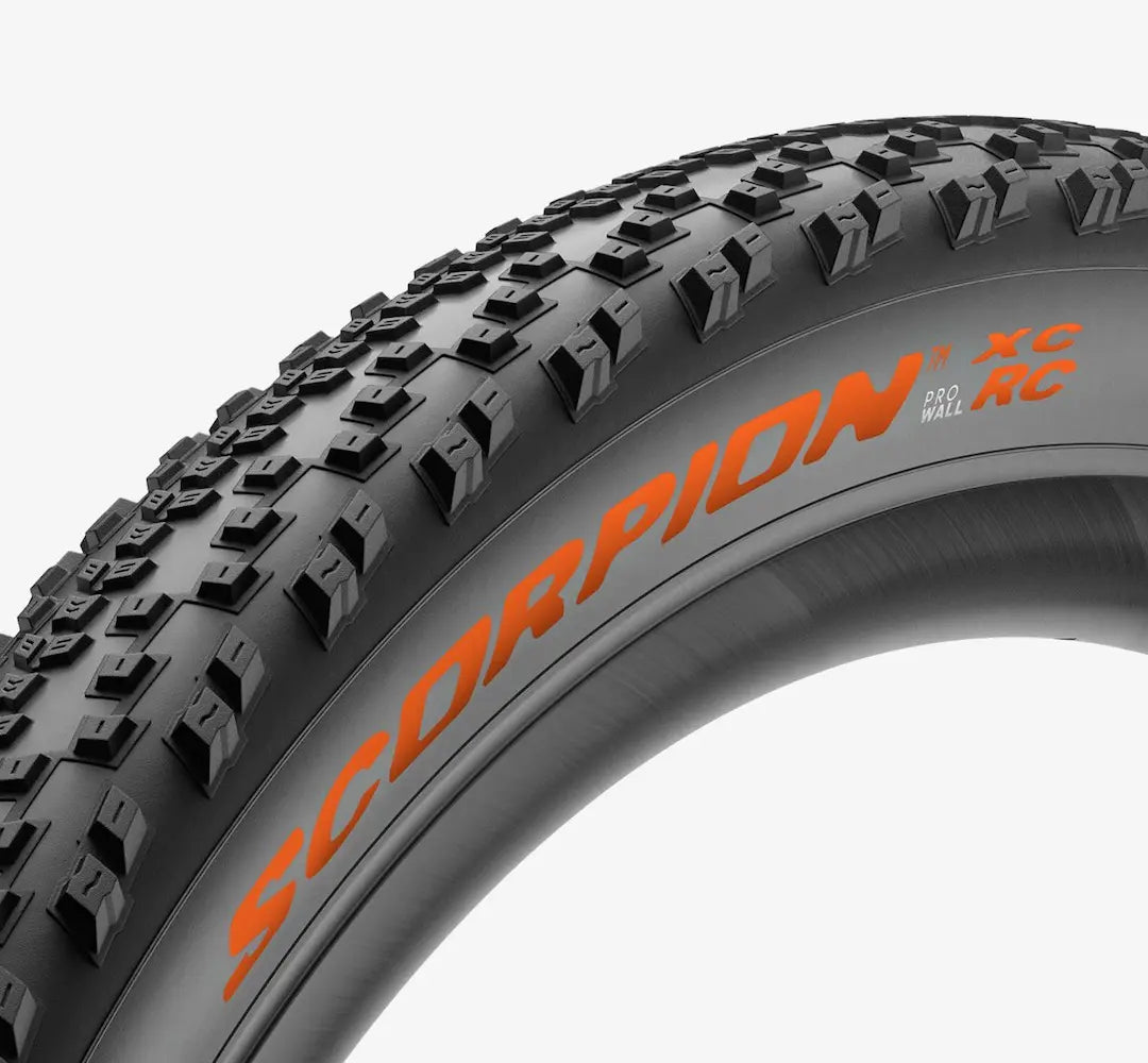 Pneu PIRELLI SCORPION XC RC 29x2.4 ProWall Tubeless Ready Souple Noir/Orange 4354100