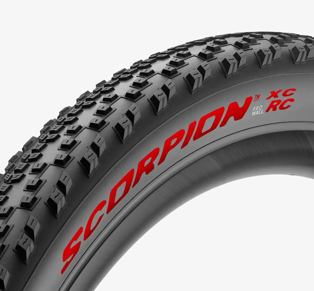 Pneu PIRELLI SCORPION XC RC 29x2.4 ProWall Tubeless Ready Souple Noir/Rouge 4354200