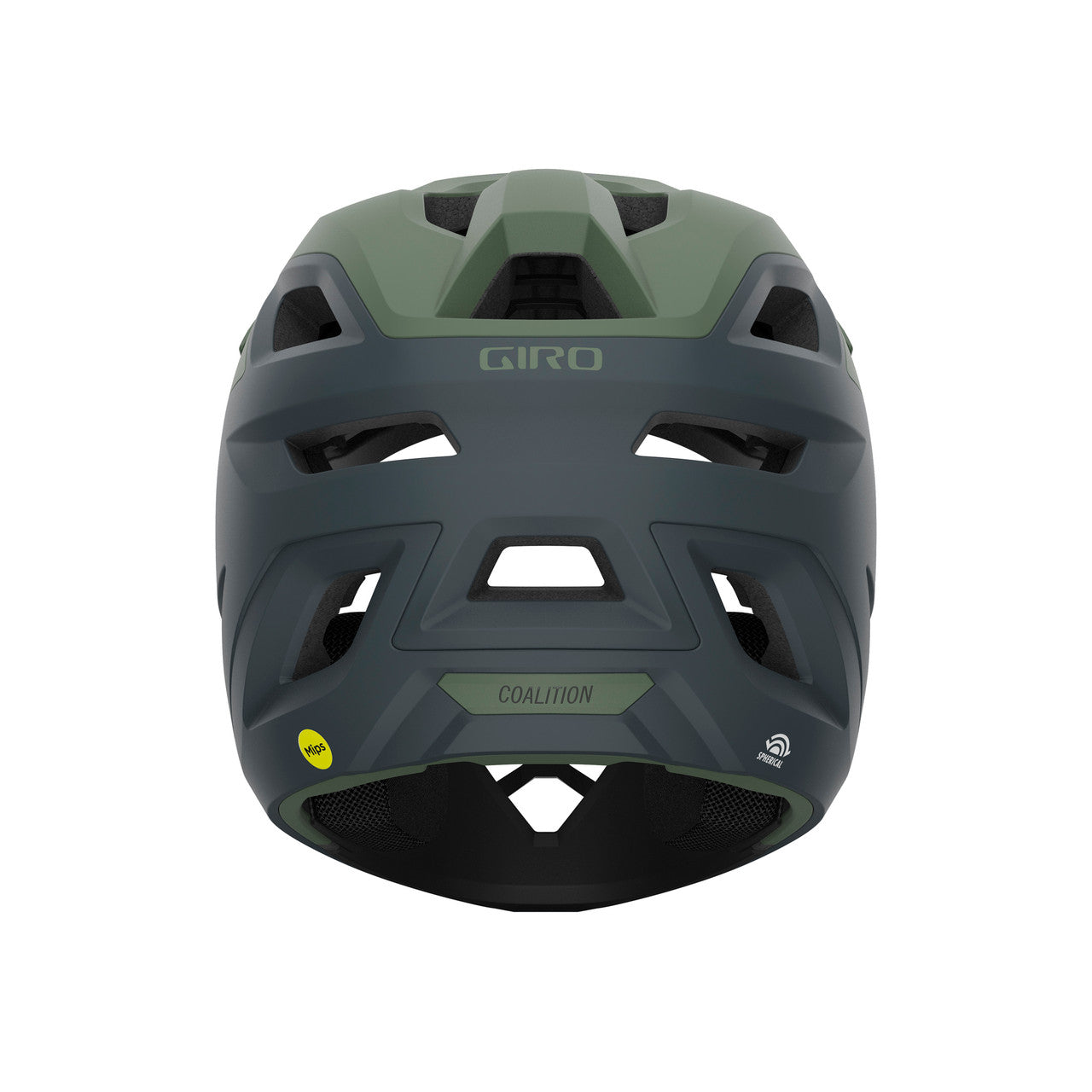 Kask MTB GIRO COALITION SPHERICAL czarny/matowo-zielony