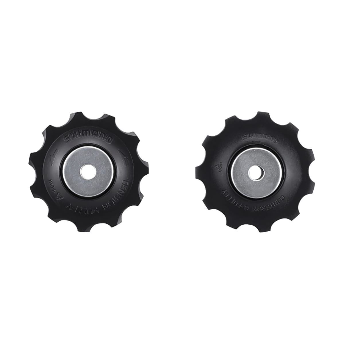 Galets de Dérailleur Arrière 10V SHIMANO DEORE M6000 pour Chape Longue #Y3E498020 Noir