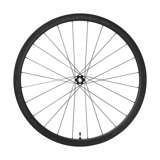 Přední kolo SHIMANO ULTEGRA R8170-C36 připravené na bezdušový provoz (středový zámek)