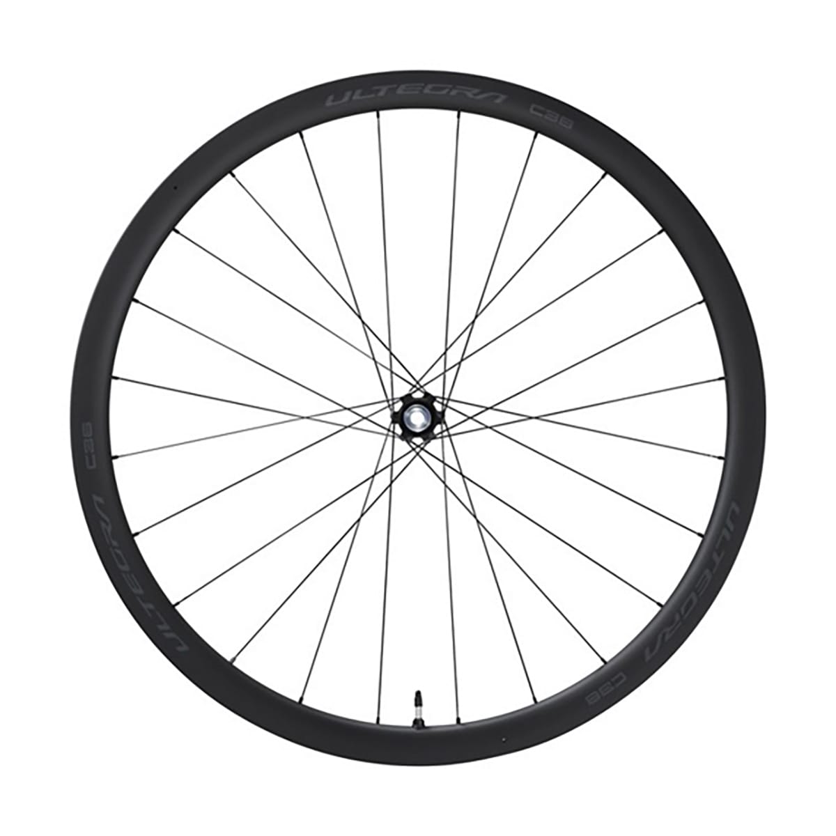 Roue Avant Carbone SHIMANO ULTEGRA R8170-C36 à Pneus Tubeless Ready (Center Lock)