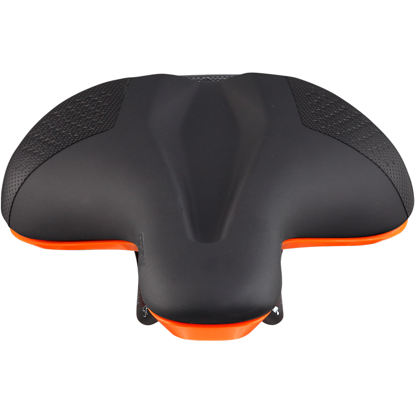 Selle SPANK OOZY 280 144mm Rails CrMo Orange