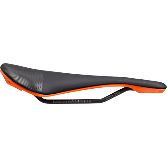 Selle SPANK OOZY 280 144mm Rails CrMo Orange