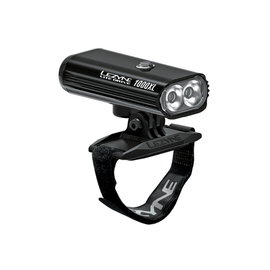 LEZYNE HELMET LITE DRIVE 1000XL światło przednie czarny