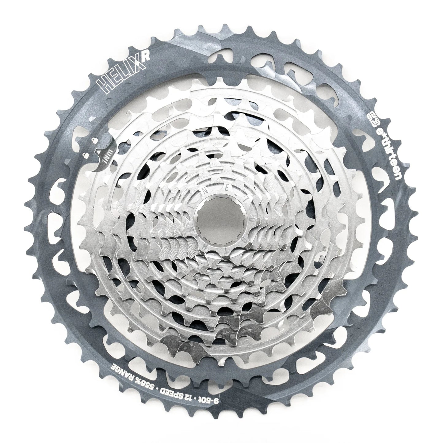 Cassette 12V E-THIRTEEN Helix Race Sram/Shimano XD Gris