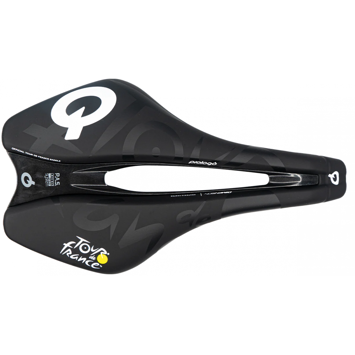 Selle PROLOGO DIMENSION 143mm Rails T4 Tour de France