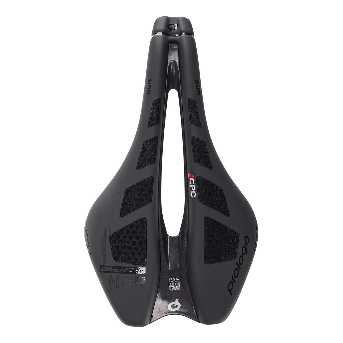 Selle PROLOGO DIMENSION NDR CPC 143 mm Rails TiroX Noir