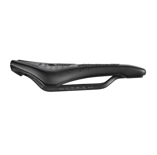 Selle PROLOGO DIMENSION TRI CPC Largeur 143mm Rails Nack Carbone Noir