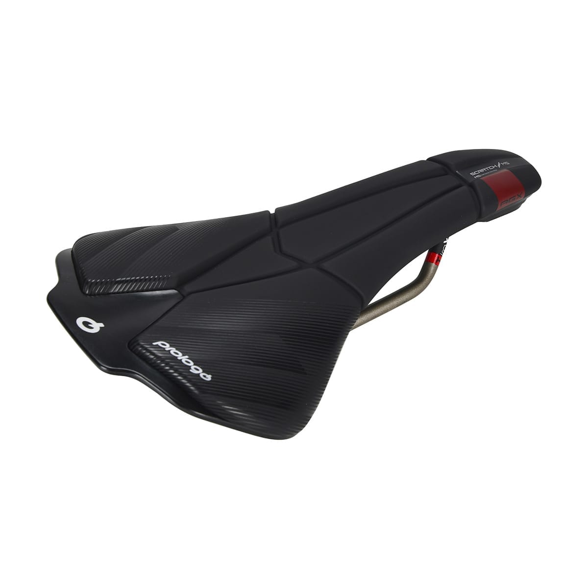 Selle PROLOGO SCRATCH M5 AGX RAILS Carbone largeur 140mm Noir