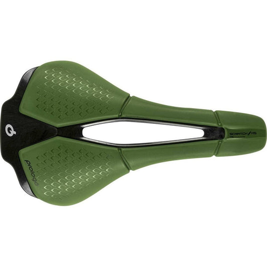 Selle PROLOGO SCRATCH M5 PAS Rails Tirox largeur 140mm Vert