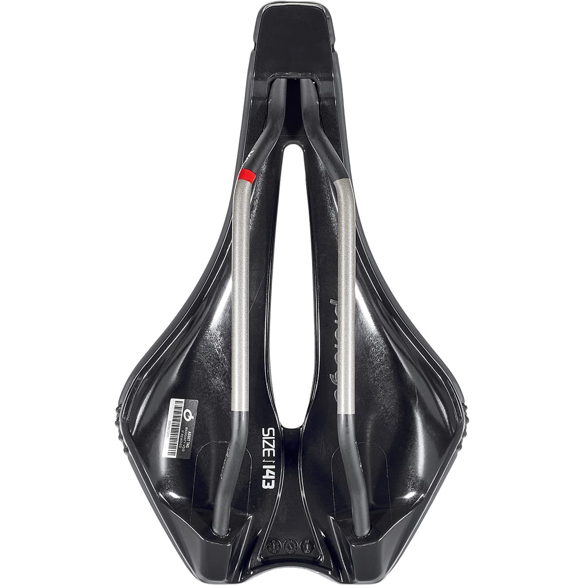 Selle PROLOGO DIMENSION NDR 143 mm Rails TiroX Noir