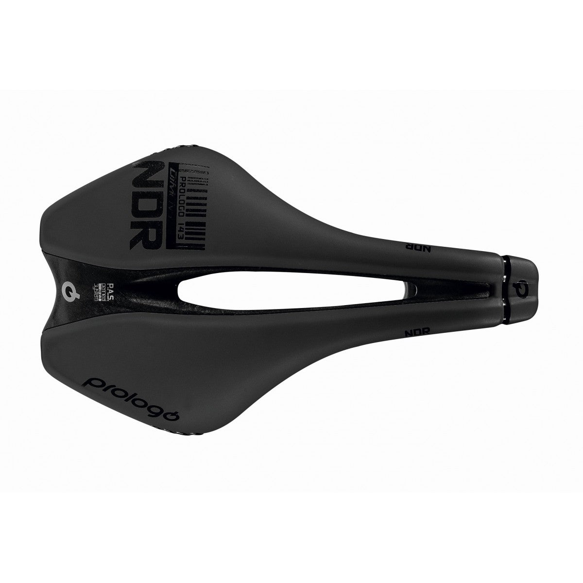 Selle PROLOGO DIMENSION NDR 143 mm Rails TiroX Noir