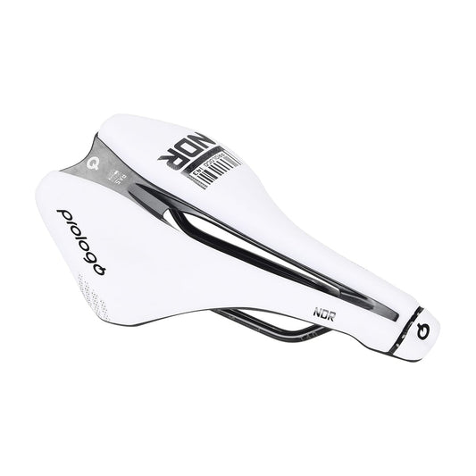 Selle PROLOGO DIMENSION NDR Rails Carbone largeur 143mm Blanc